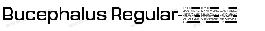 Bucephalus Regular字体转换